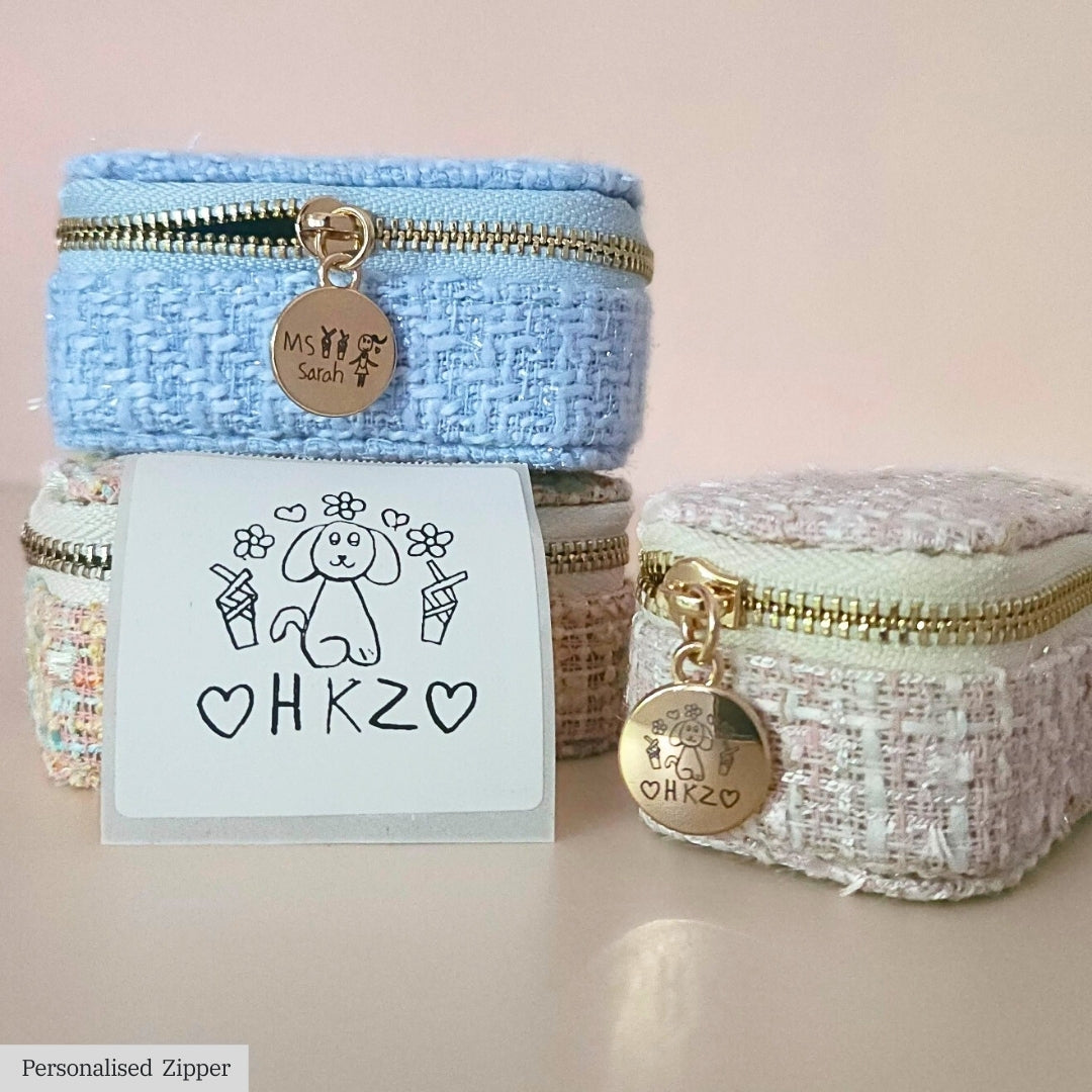 Mini Tweed Jewellery Case – EuniqYou Shop