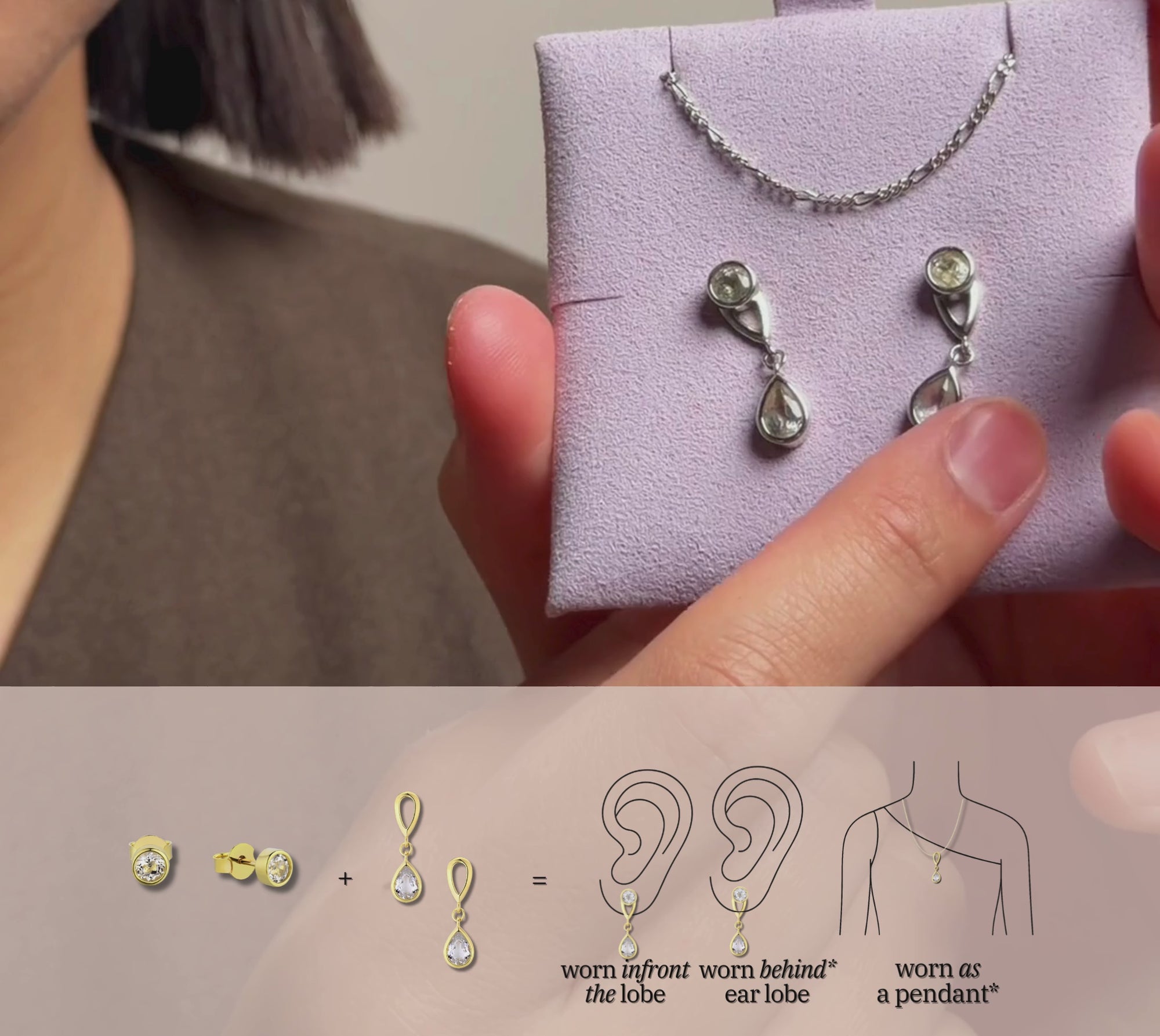 modular earrings ear charms