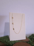 Sideways Initial Necklace - R-A-E