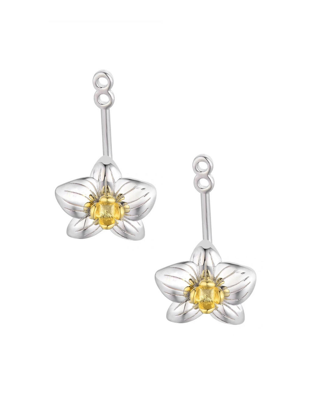 Seren Orchid Ear Charms