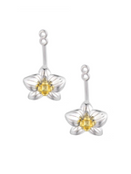 Seren Orchid Ear Charms