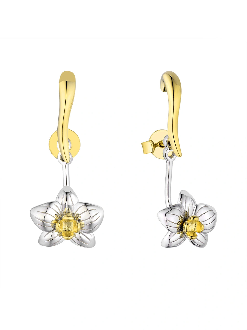 Seren Orchid Ear Charms