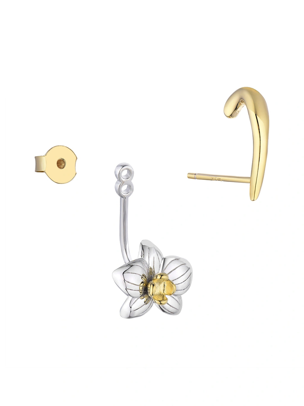 Seren Orchid Ear Charms