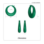 XL Dome Earrings